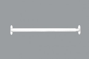 Турник-перекладина раздвиж 600-750мм цв.белый в Лабытнанги - labytnangi.mebel-74.com | фото