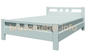 ВЕРОНИКА-2 Кровать из массива 900 (Белый античный) в Лабытнанги - labytnangi.mebel-74.com | фото