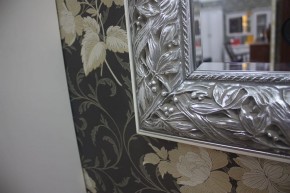 Зеркало большое Тиффани Premium черная/серебро (ТФ/02(П) в Лабытнанги - labytnangi.mebel-74.com | фото