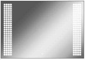 Зеркало Cosmo 100 black с подсветкой Sansa (SC1047Z) в Лабытнанги - labytnangi.mebel-74.com | фото