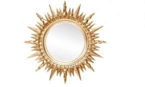 Зеркало круглое золото (1810(1) в Лабытнанги - labytnangi.mebel-74.com | фото
