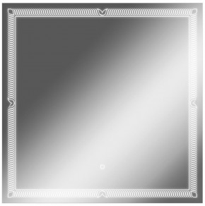 Зеркало Паликир 700х700 с подсветкой Домино (GL7051Z) в Лабытнанги - labytnangi.mebel-74.com | фото